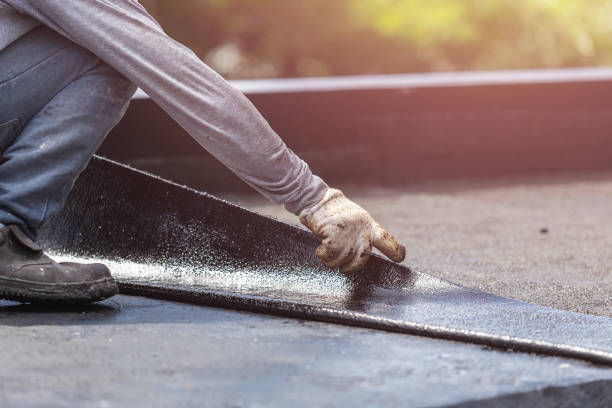 Professional Waterproofing technician working in Mooresville, NC